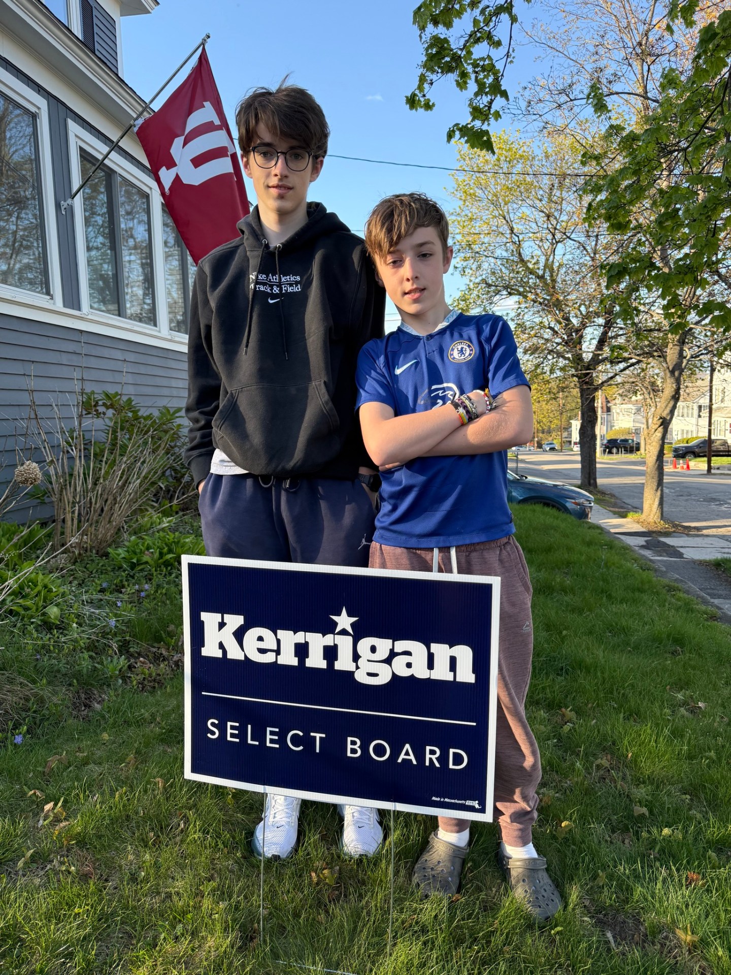 Kerrigan for Clinton campaign signs now available. Text 617.319.4738 today!